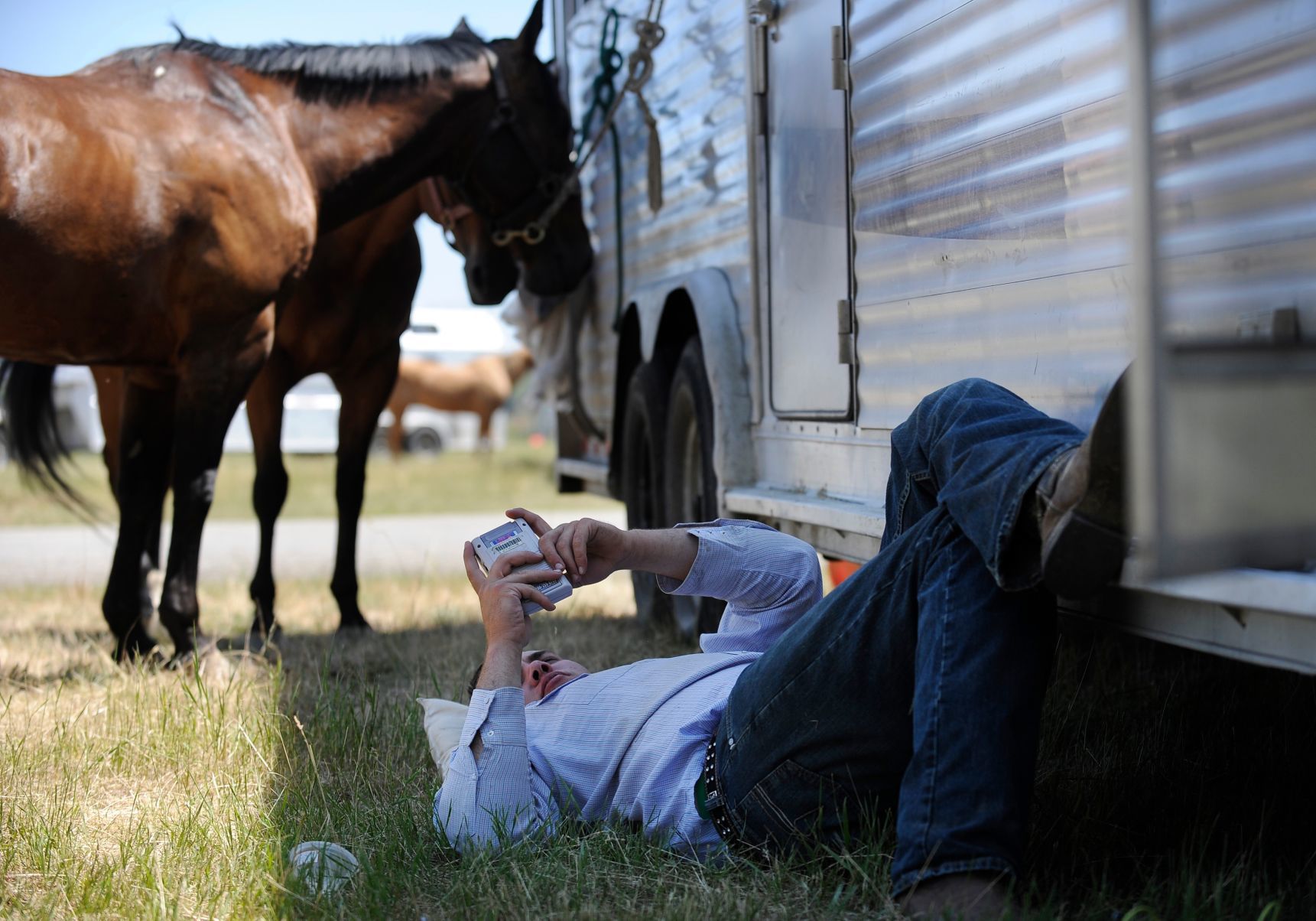 Steer wrestler Royce Johnson
